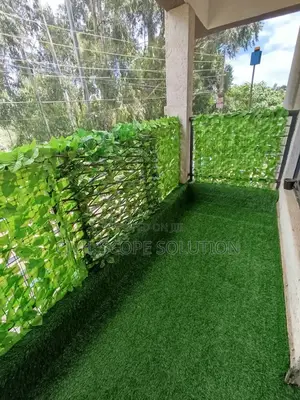 Turf Balcony Grass and Balcony Privacy Fence Installation