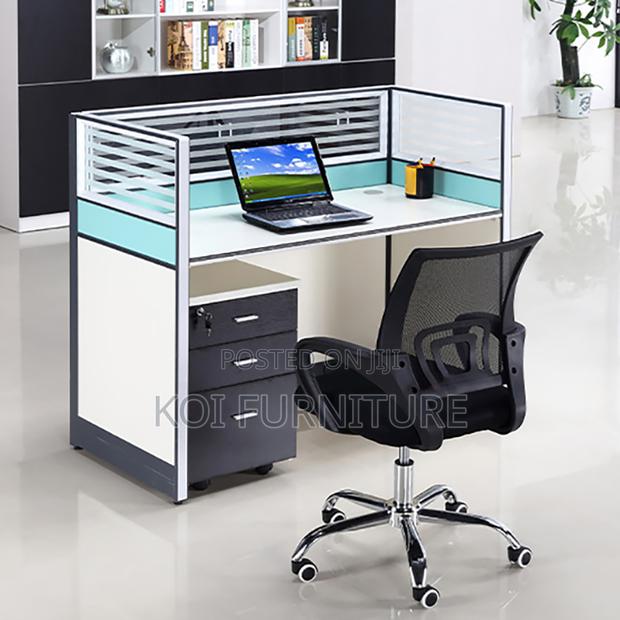 Office Workstation; One User Blue Office Cyber Cafe Workstation - thumbnail 5