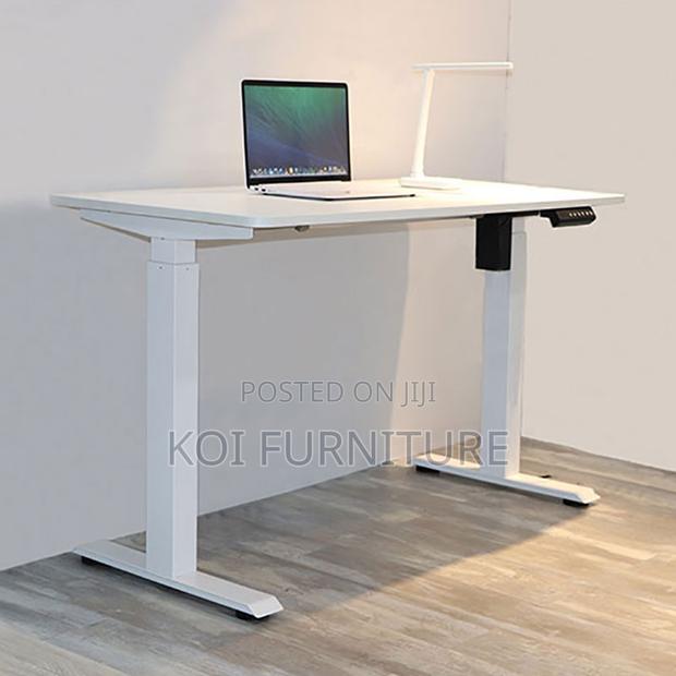Office Dek; 1.2m Motor Metal Construction Durable Standing Desk