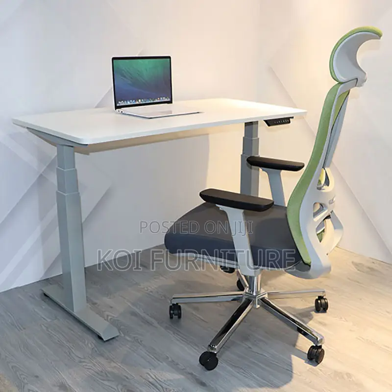 Office Dek; 1.2m Motor Metal Construction Durable Standing Desk