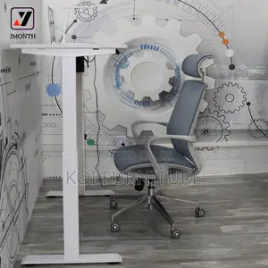 Office Table; 140cm Luxury Electric Lifting Stand-Up Computer Desk