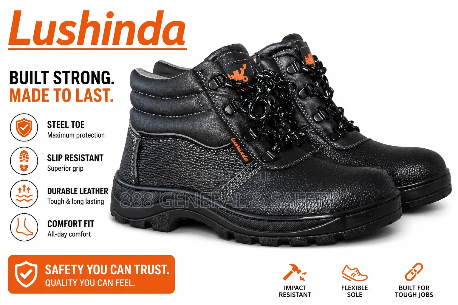 Safety Boot Safety Boots( Lushunda Safety Boot ) All Sizes