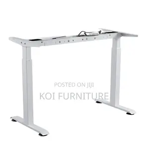 Office Desk; 1600mm Single Motor Height Adjustable Office Desk