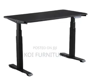 Office Desk; 1600mm Single Motor Height Adjustable Office Desk