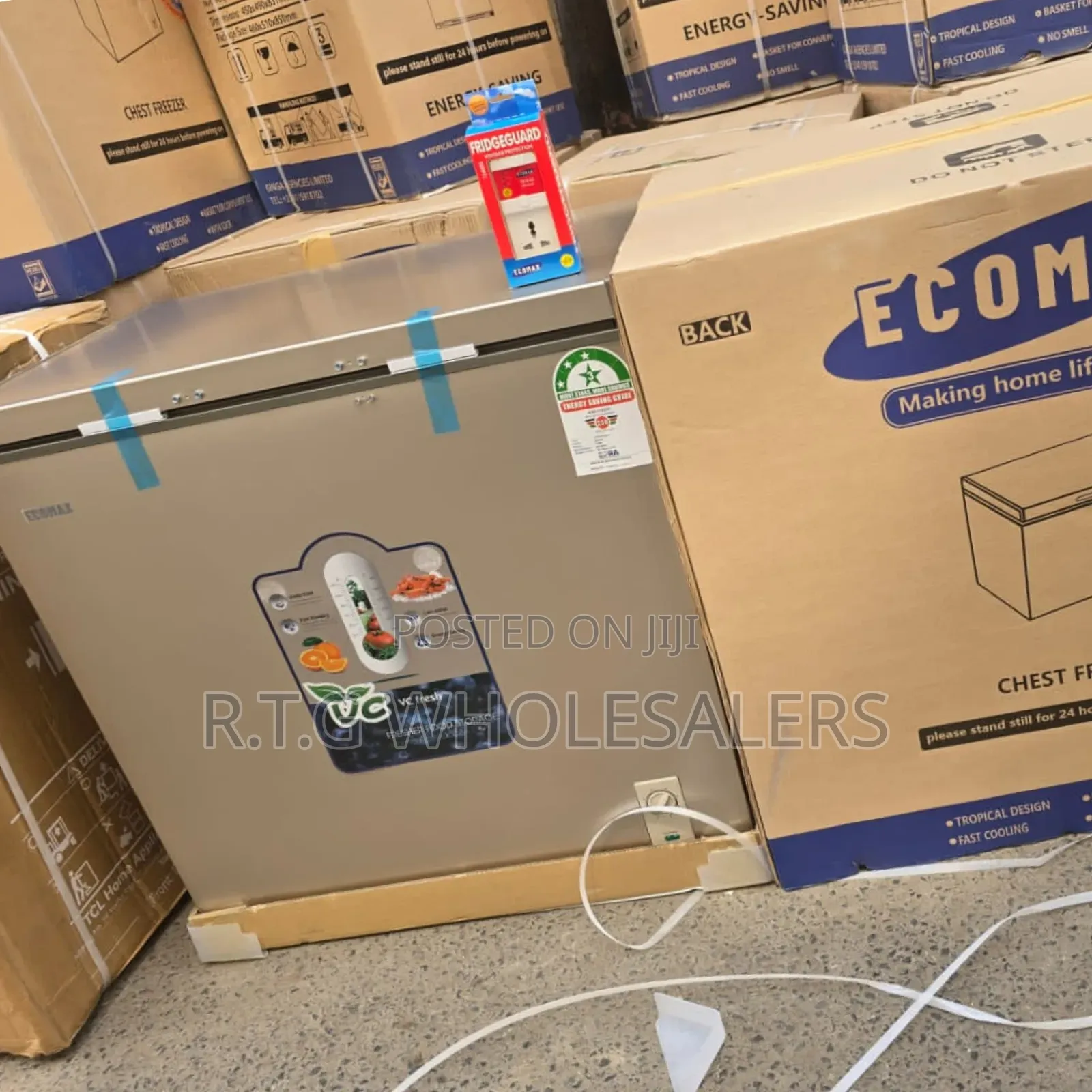 219l Ecomax Freezer – Large Capacity Chest Freezer + Guard