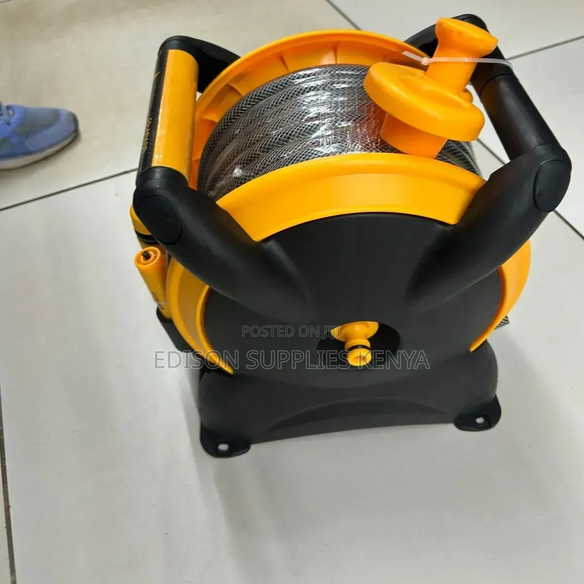 Hose Pipe Hose Reel Set 20 Metres Watering Garden Connectors