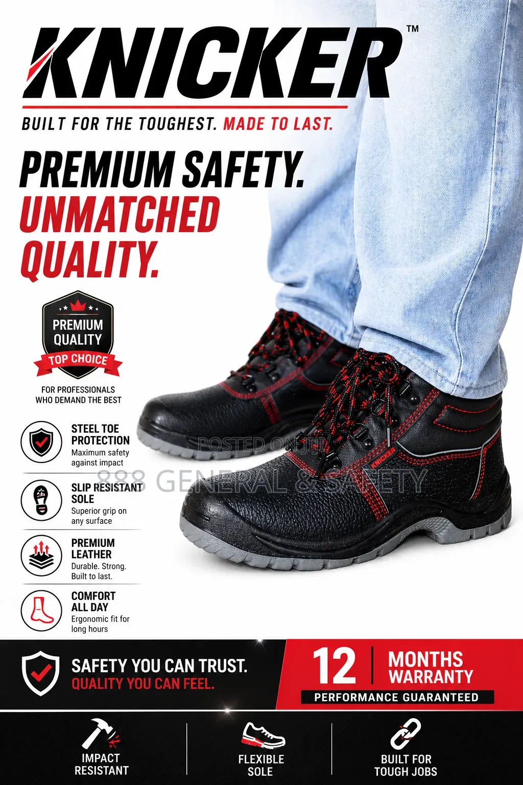 Safety Boots Safety Boots Premium ( Knicker)