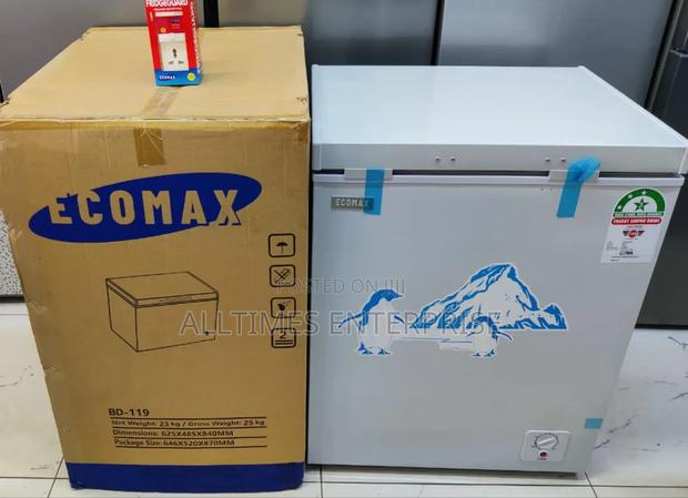 Ecomax Freezer 119litres With Free Fridge Guard