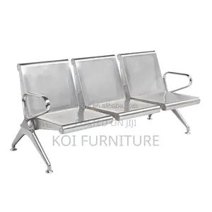 Office Benches; Three Seaters Metallic Heavy Reception Office Bench