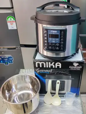 Mika 6litres Electric Pressure Cooker 
With Stainless Steel Pot