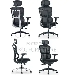 Office Chair; High Back Mesh Ergonomic Lumbar Support Office Seats