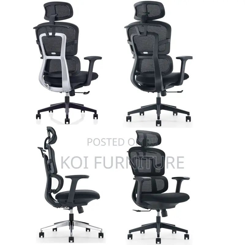 Office Chair; High Back Mesh Ergonomic Lumbar Support Office Seats