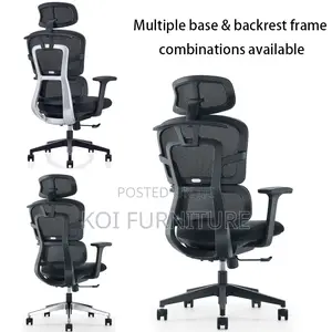 Office Chair; High Back Mesh Ergonomic Lumbar Support Office Seats