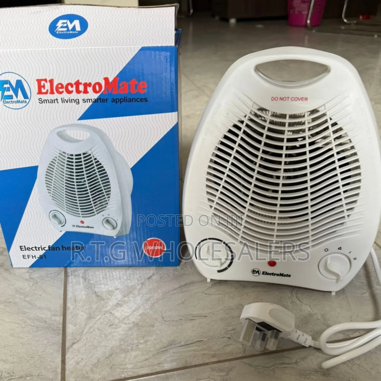 Electromate Fast Heating Fan Heater for Room Use