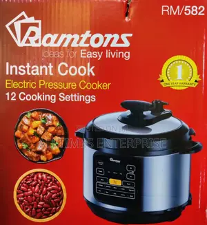Ramtons Electric Pressure Cooker 6litres