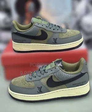 Louis Vuitton X Nike Air Force 1 Jungle Green Size 38-45