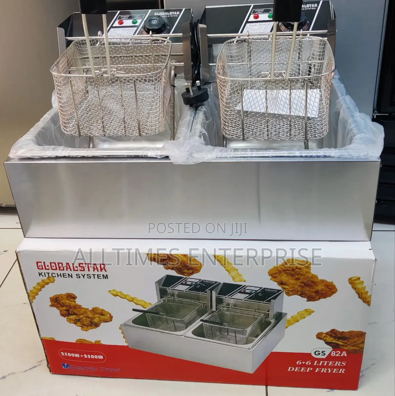 Globalstar Double Fryer 12litres
