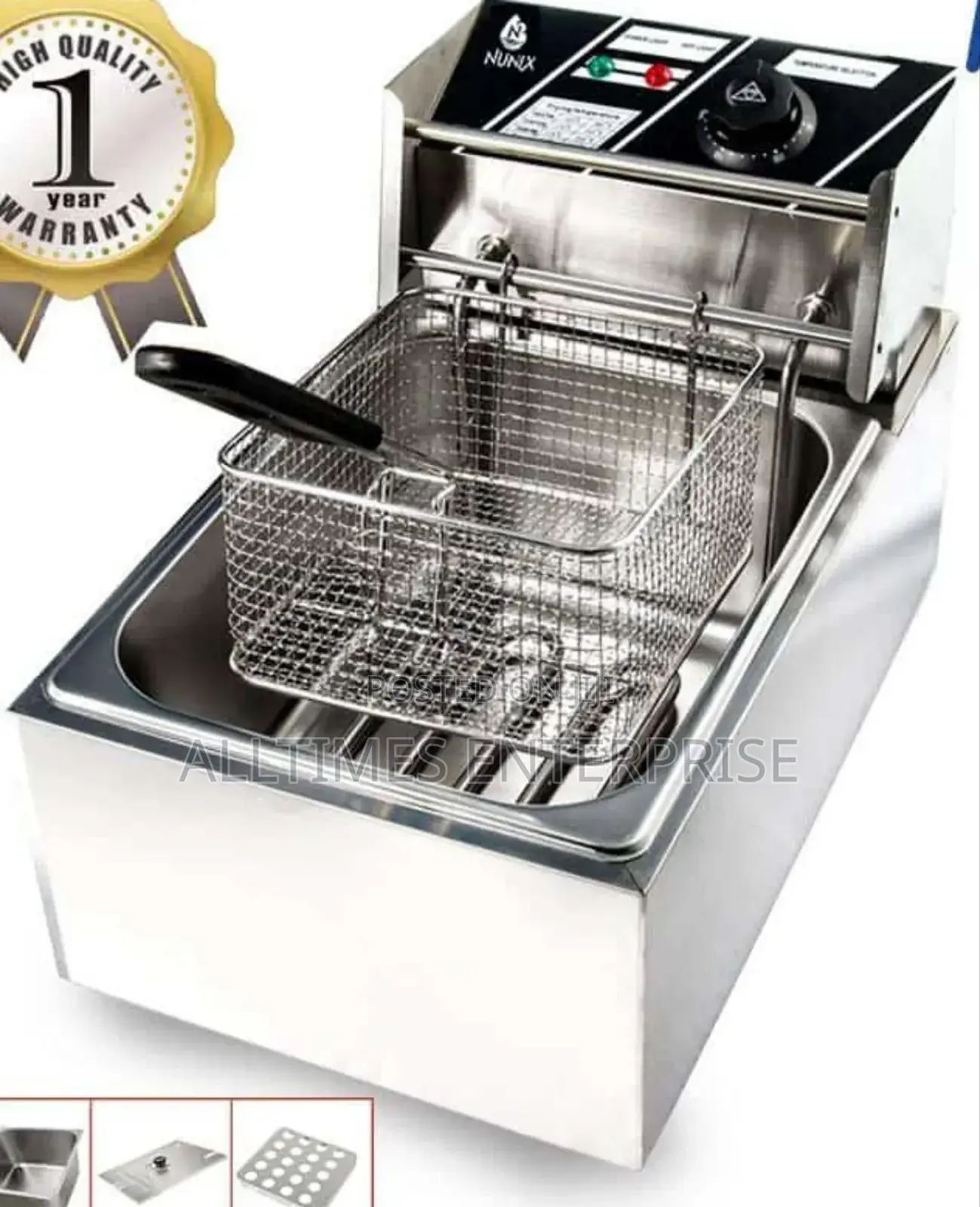 Nunix Single Fryer 6litres