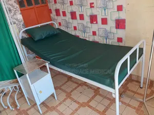 Locally Made Single Crank Bed With Matress