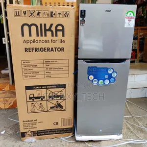 Mika 202litres Double Door Fridge (No Frost)