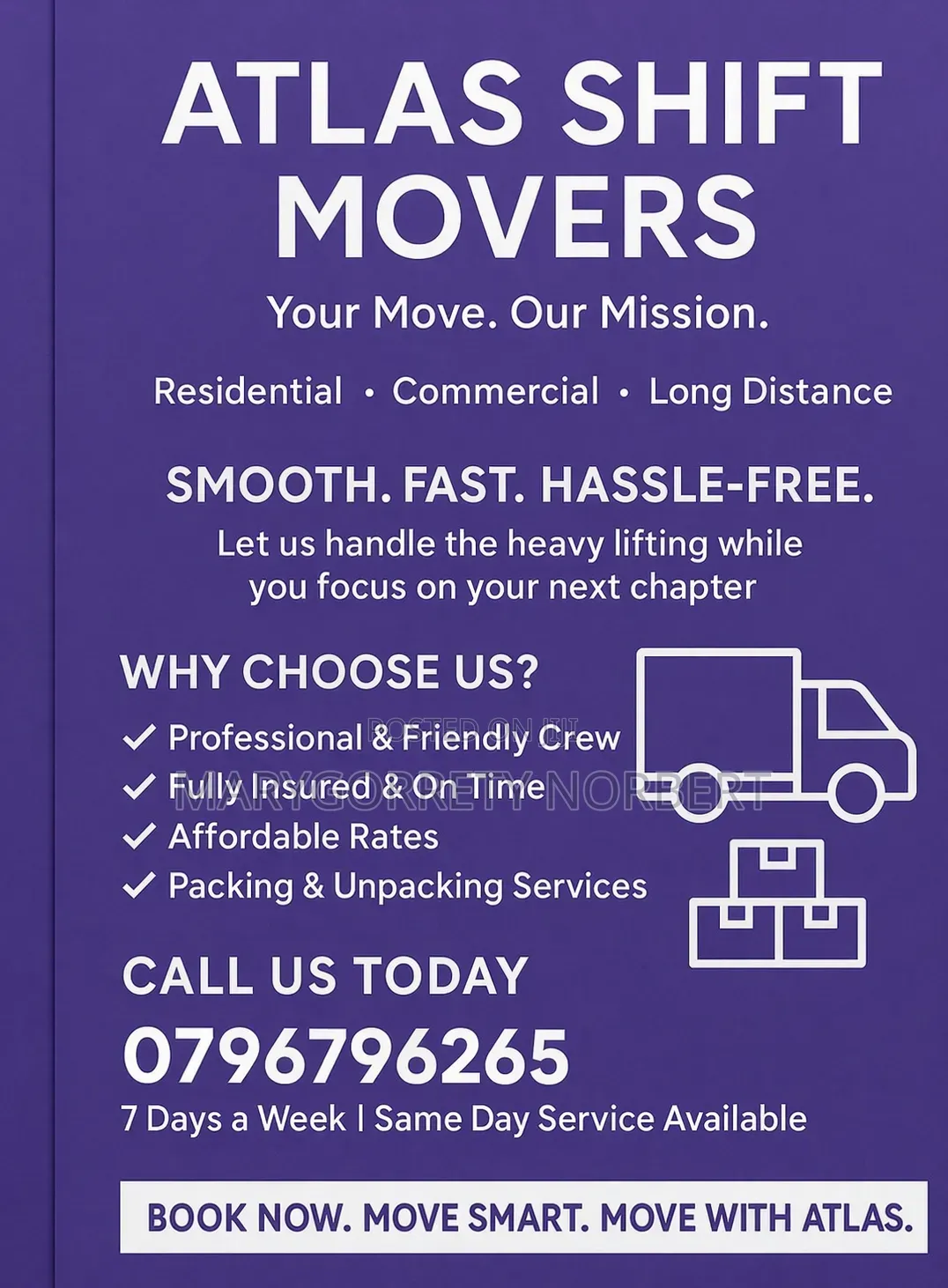 Fast Reliable Movers in Nairobi, Call for Instant Quote