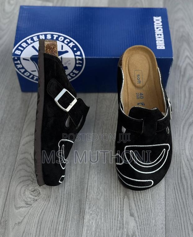 Buckle Graffiti Slip on Birken Clogs Size 38-45 - main view