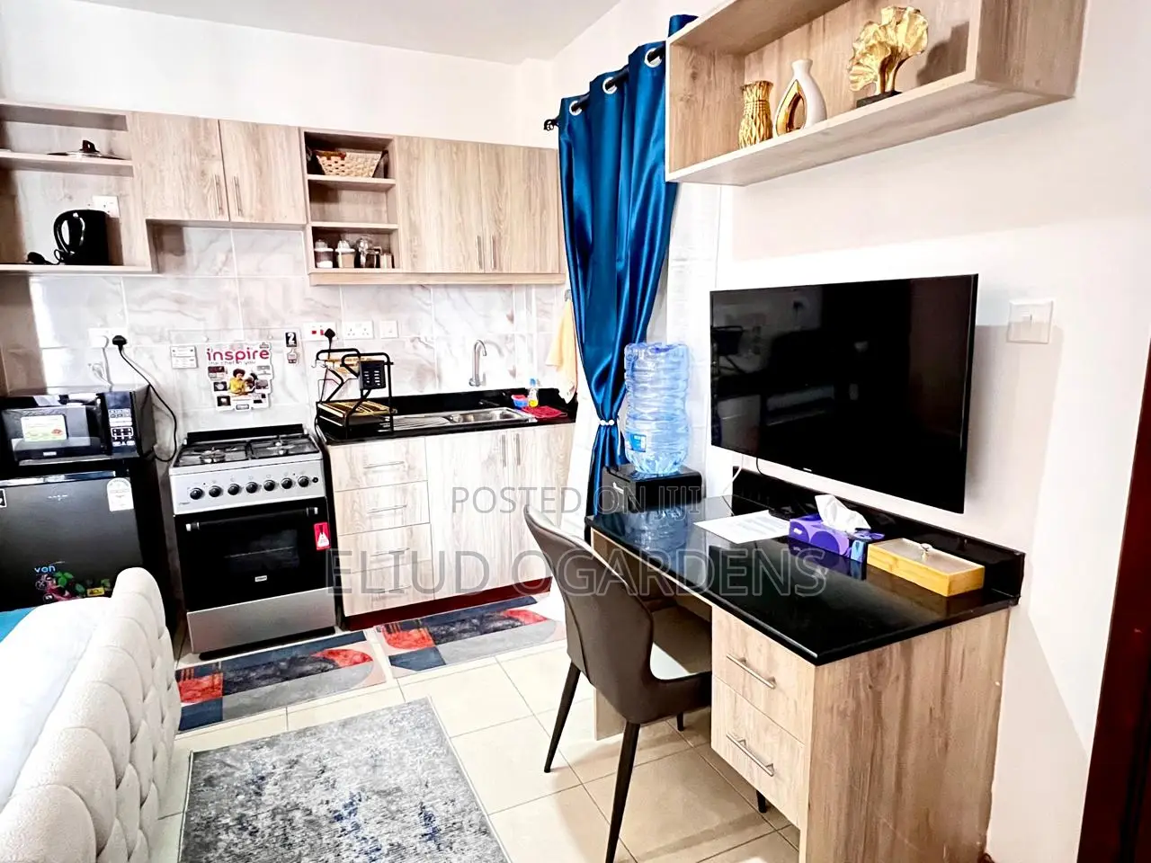 Studio Apartment in South B South Suites Behind Capital Centre