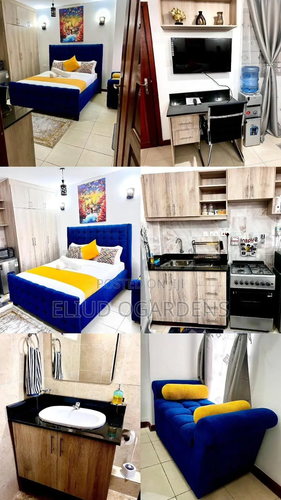 Studio Apartment in South B South Suites Behind Capital Centre