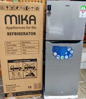 Mika 202litres Double Door Refrigerator No Frost