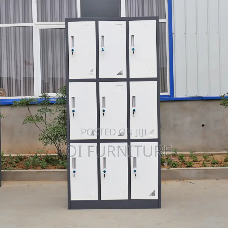 Office Cabinet; 9 Doors Changing Room School Storage Cabinet