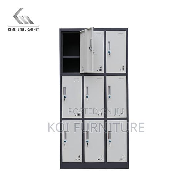 Office Cabinet; 9 Doors Changing Room School Storage Cabinet - thumbnail 4