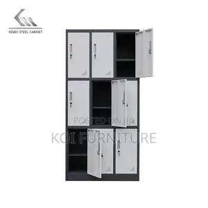 Office Cabinet; 9 Doors Changing Room School Storage Cabinet