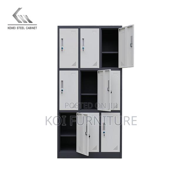 Office Cabinet; 9 Doors Changing Room School Storage Cabinet - thumbnail 2