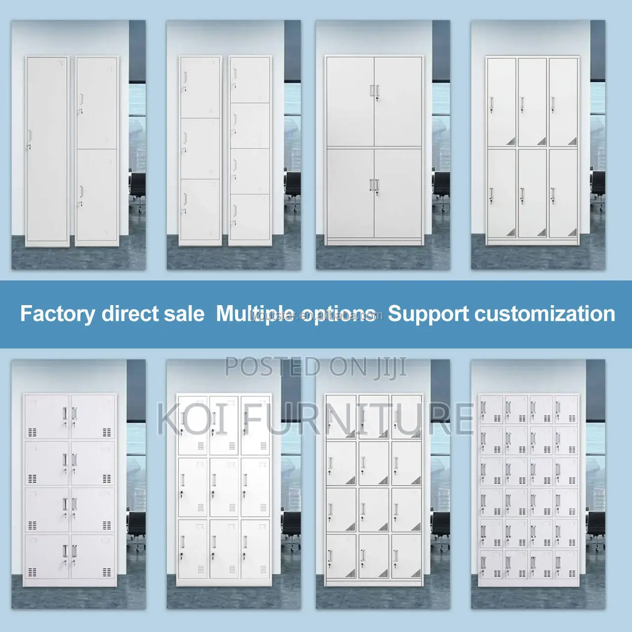 Office Cabinet; 9 Doors Changing Room School Storage Cabinet