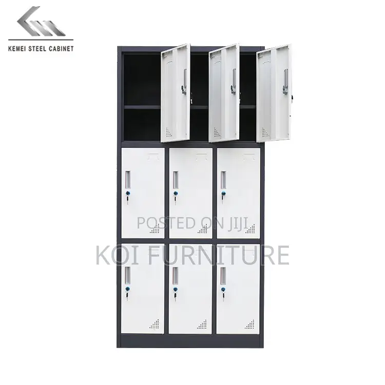 Office Cabinet; 9 Doors Changing Room School Storage Cabinet