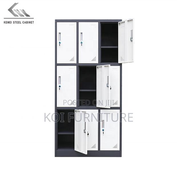 Office Cabinet; 9 Doors Changing Room School Storage Cabinet - thumbnail 8