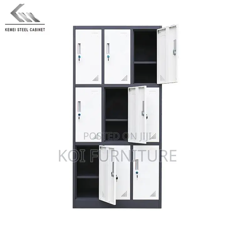 Office Cabinet; 9 Doors Changing Room School Storage Cabinet