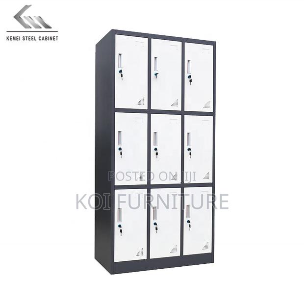 Office Cabinet; 9 Doors Changing Room School Storage Cabinet - thumbnail 9