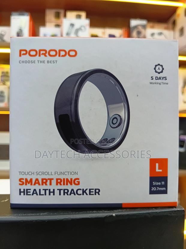 Porodo Fitsync Smart Ring With Digital Display And Touch Scroll. - thumbnail 3