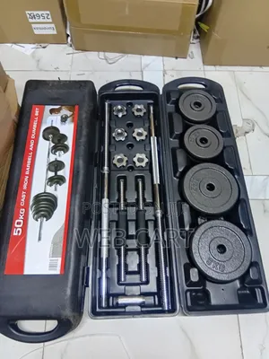 50kgs Cast Iron Dumbell Set