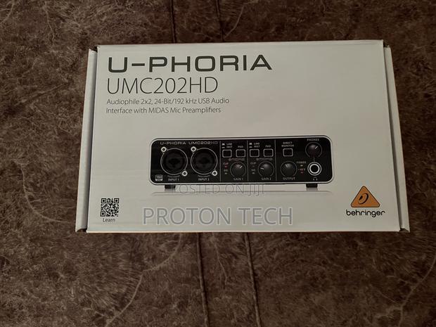 Behringer Umc202hd Interface - main view