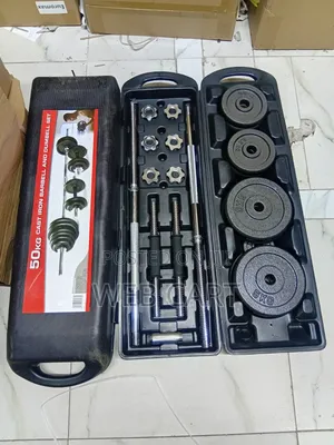Brand New 50kgs Dumbell Set Available