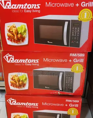 Ramtons 23litres Rm589 Microwave With Grill Rm589 (Silver)