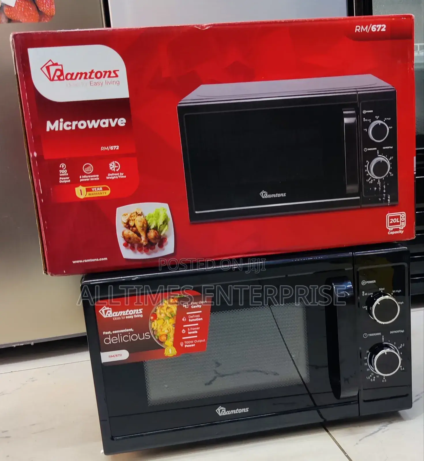 *Ramtons Microwave 20l Manual Rm672
