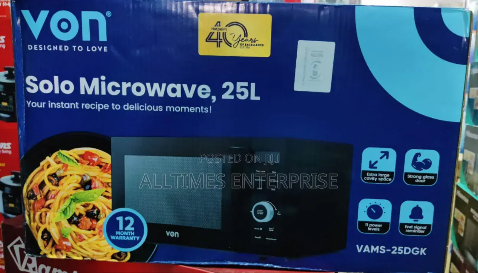 *Von 25litres Digital Microwave