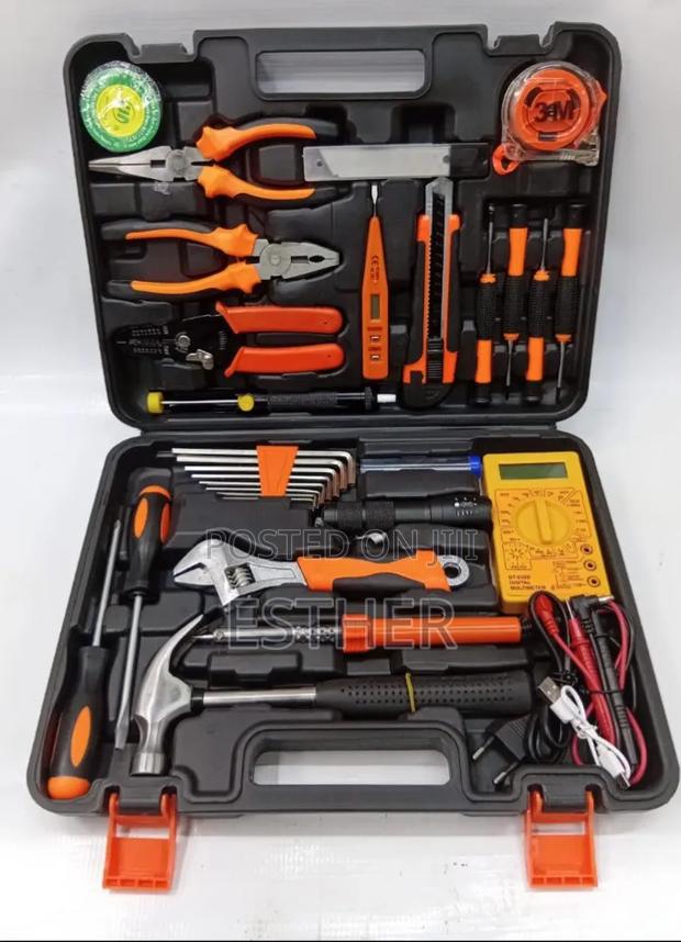 Electrician Tool Box With Multimeter