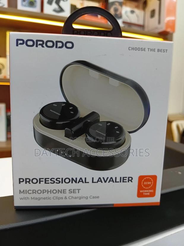 Porodo Wireless Lavalier Microphones Type-C - thumbnail 2
