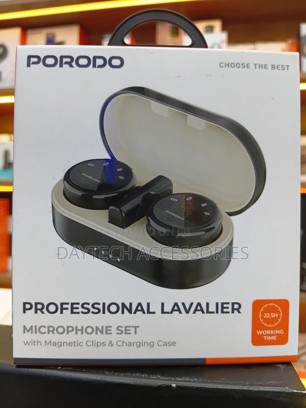 Porodo Wireless Lavalier Microphones Type-C