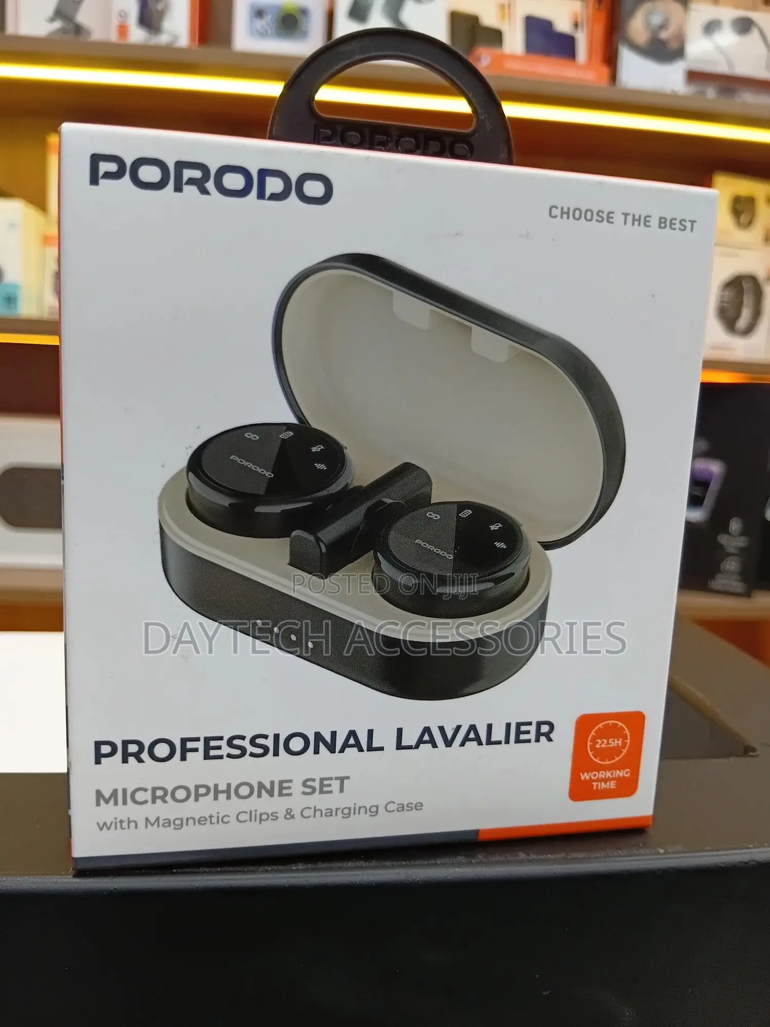 Porodo Lavalier Dual Microphones Type-C Connector