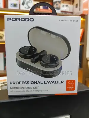 Porodo Lavalier Dual Microphones Type-C Connector